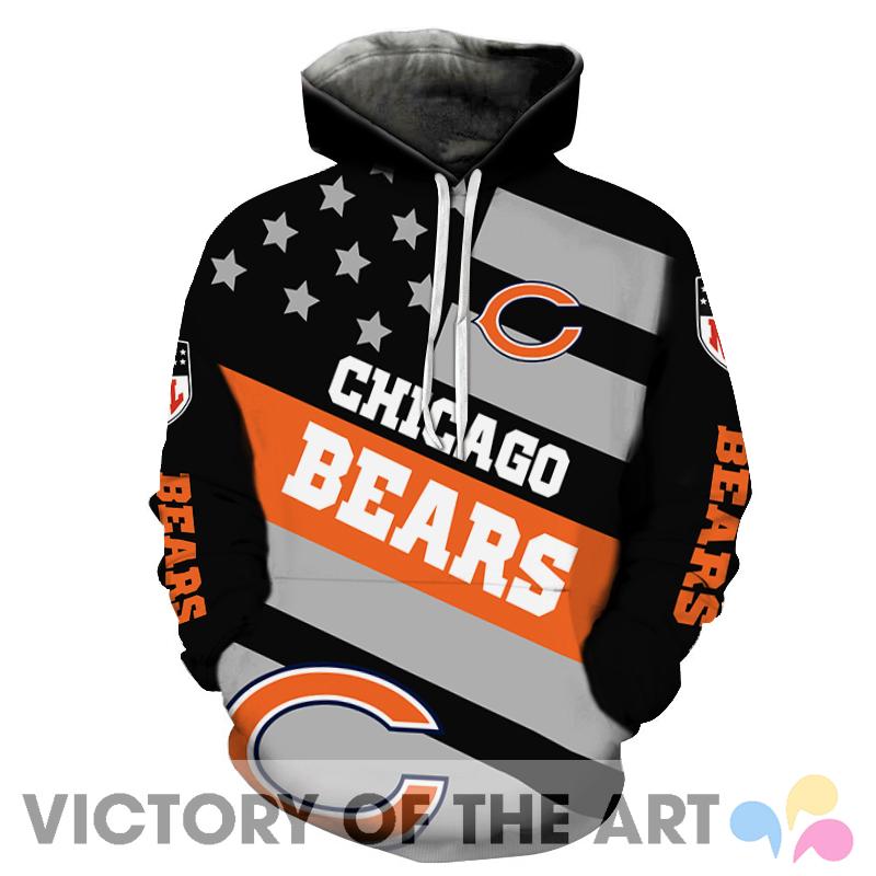 American Stars Proud Of Chicago Bears Hoodie