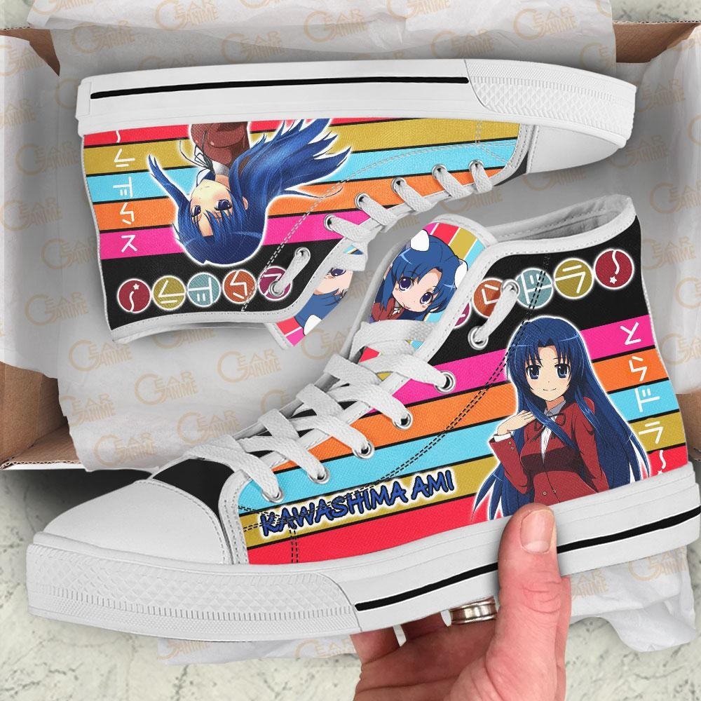 Ami Kawashima High Top Shoes Custom Anime Toradora Sneakers