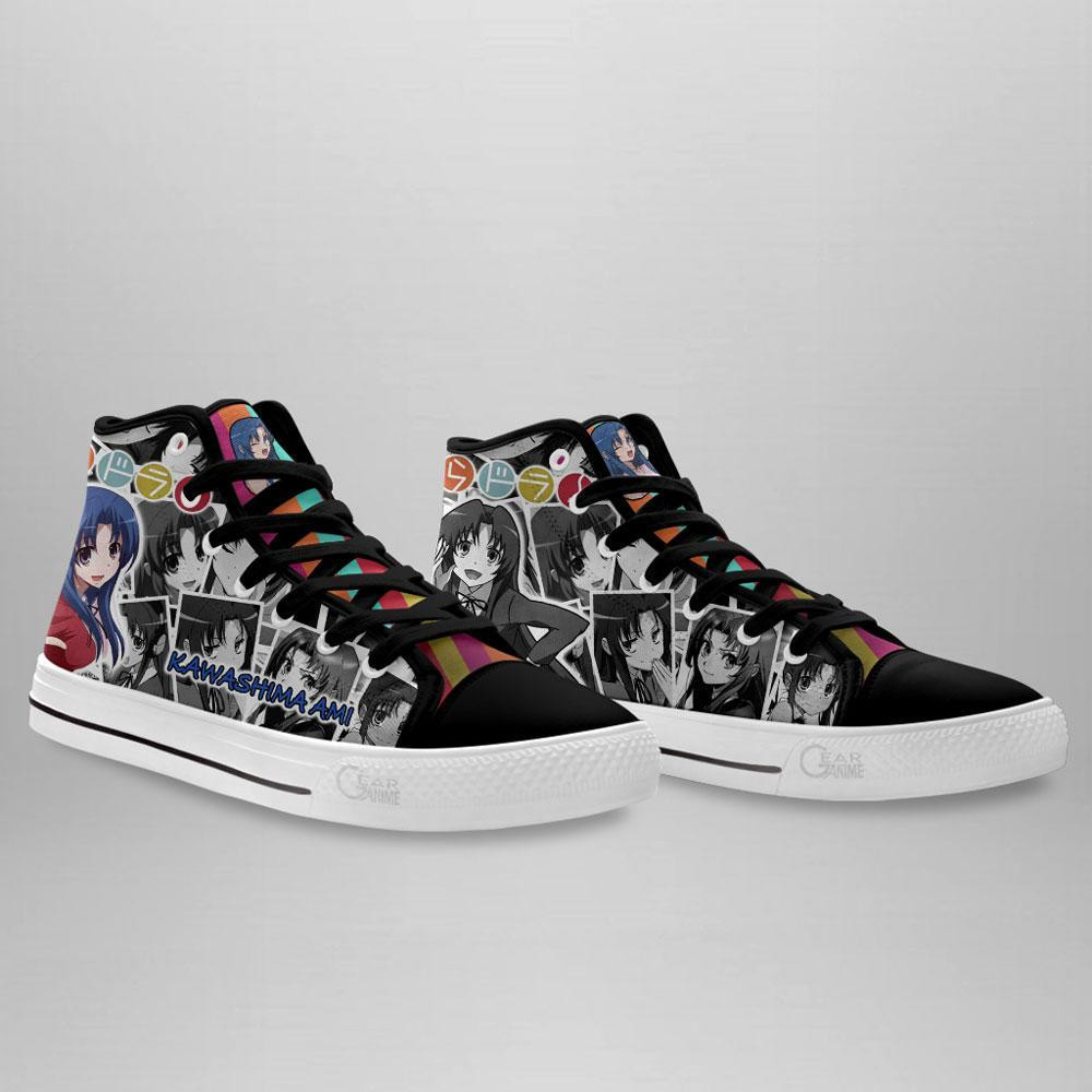 Ami Kawashima High Top Shoes Custom Manga Anime Toradora Sneakers