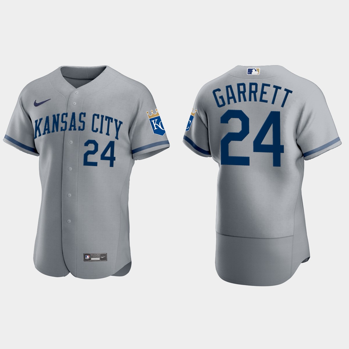 Amir Garrett Kansas City Royals Jersey – Gray