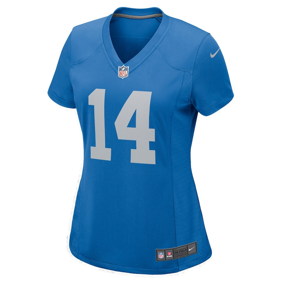 Amon-Ra St. Brown Detroit Lions Women’s Player Game Stitched Jersey – Blue