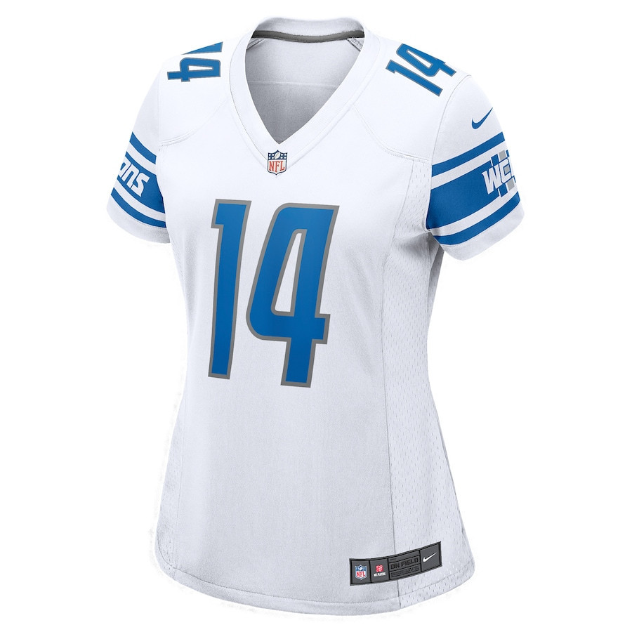 Amon-Ra St. Brown Detroit Lions Women’s Player Game Stitched Jersey – White