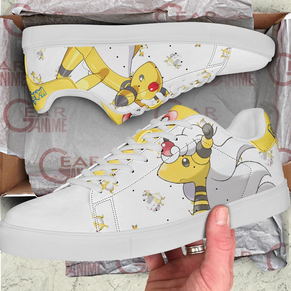 Ampharos Skate Shoes Pokemon Custom Anime Shoes