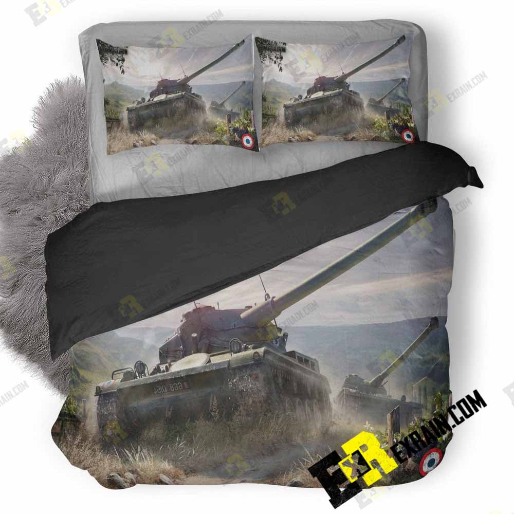 Amx World Of Tanks 3D Customized Duvet Cover Bedding Set