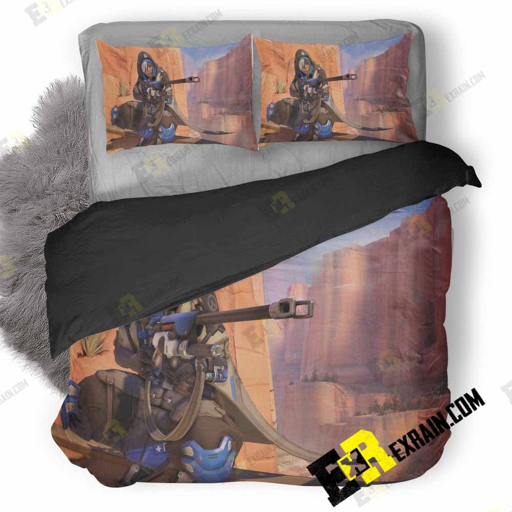 Ana Overwatch Character Hd 3D Customized Duvet Cover Bedding Set