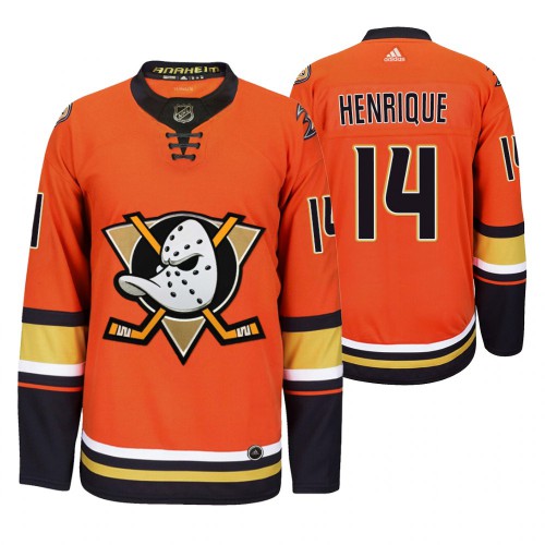 Anaheim Anaheim Ducks #14 Adam Henrique Men’s 2019-20 Third Orange Alternate Stitched NHL Jersey Men’s