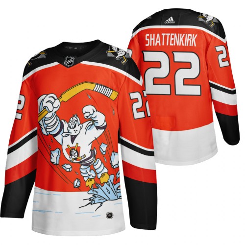 Anaheim Anaheim Ducks #22 Kevin Shattenkirk Red Men’s 2020-21 Reverse Retro Alternate NHL Jersey Men’s
