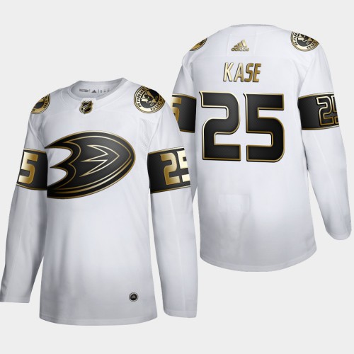 Anaheim Anaheim Ducks #25 Ondrej Kase Men’s White Golden Edition Stitched NHL Jersey Men’s