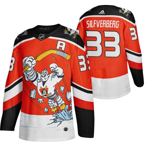 Anaheim Anaheim Ducks #33 Jakob Silfverberg Red Men’s 2020-21 Reverse Retro Alternate NHL Jersey Men’s