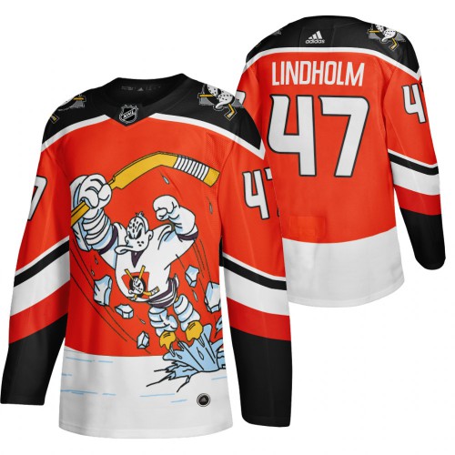 Anaheim Anaheim Ducks #47 Hampus Lindholm Red Men’s 2020-21 Reverse Retro Alternate NHL Jersey Men’s