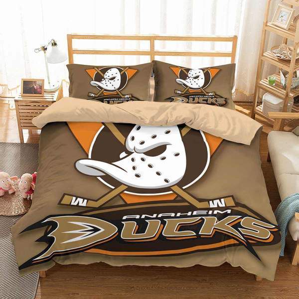 Anaheim Ducks 3D Customized Duvet Cover Bedding Set