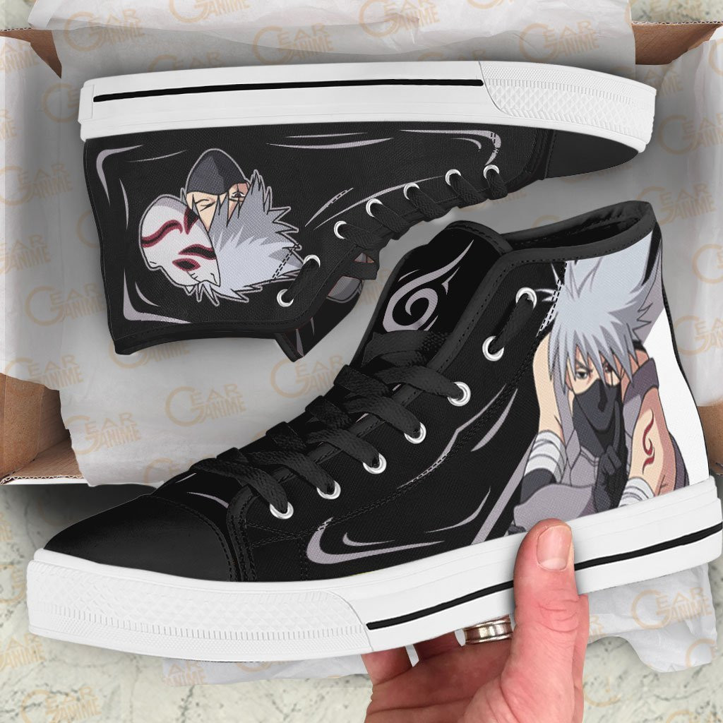 Anbu Kakashi High Top Shoes Custom Anime Sneakers