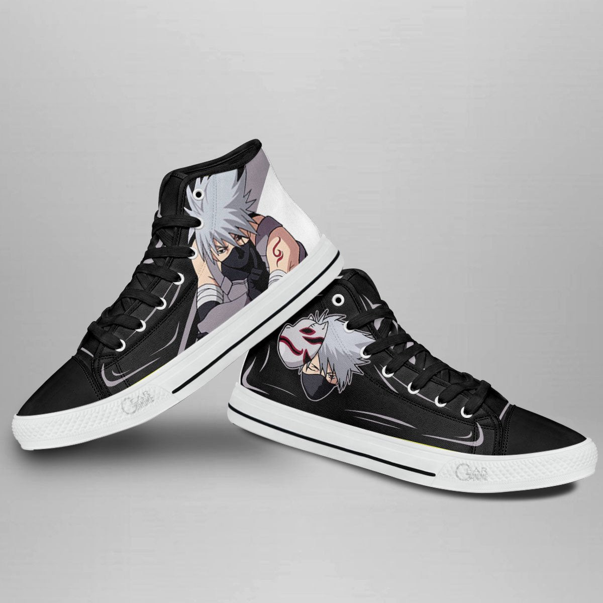 Anbu Kakashi High Top Shoes Custom Anime Sneakers