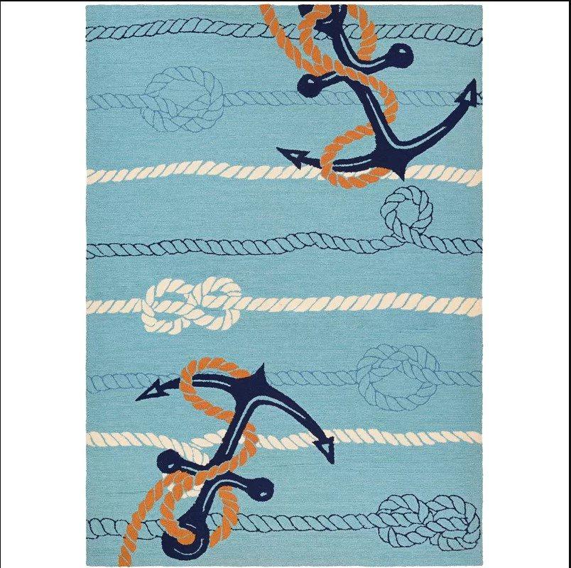Anchor Rectangle Rug