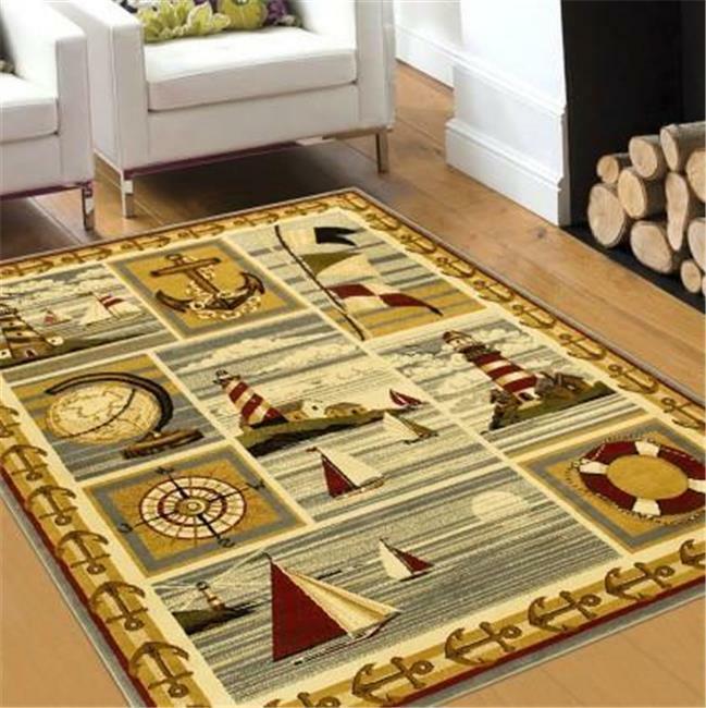 Anchor Sailboat Lighthouse Limited Edition Rectangle Rug