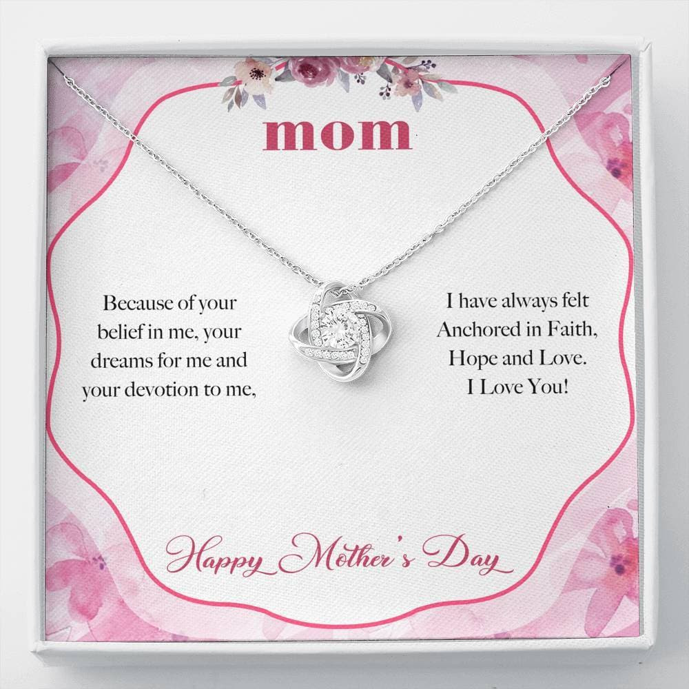 Anchored in Faith Mother’s Day Love Knot Necklace