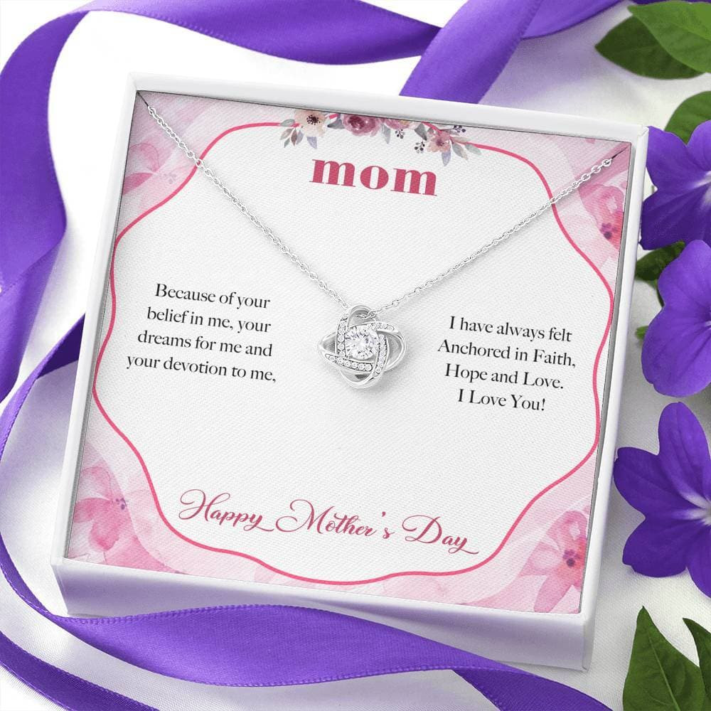 Anchored in Faith Mother’s Day Love Knot Necklace
