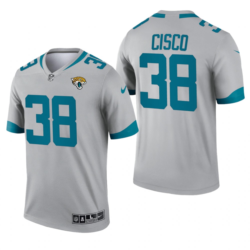 Andre Cisco Jacksonville Jaguars Silver Jersey Inverted Legend – Men’s