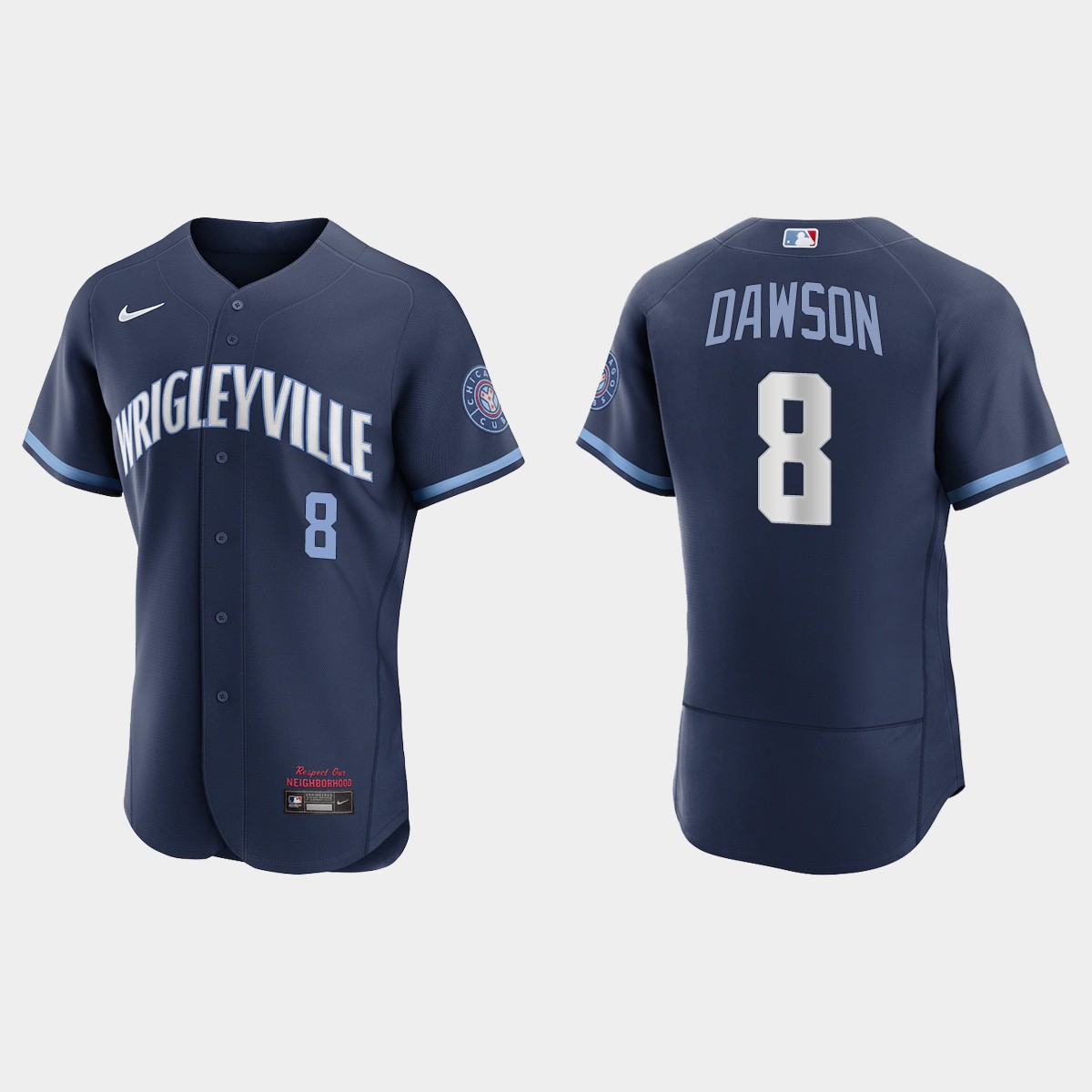 Andre Dawson Chicago Cubs 2021 City Connect Jersey – Navy