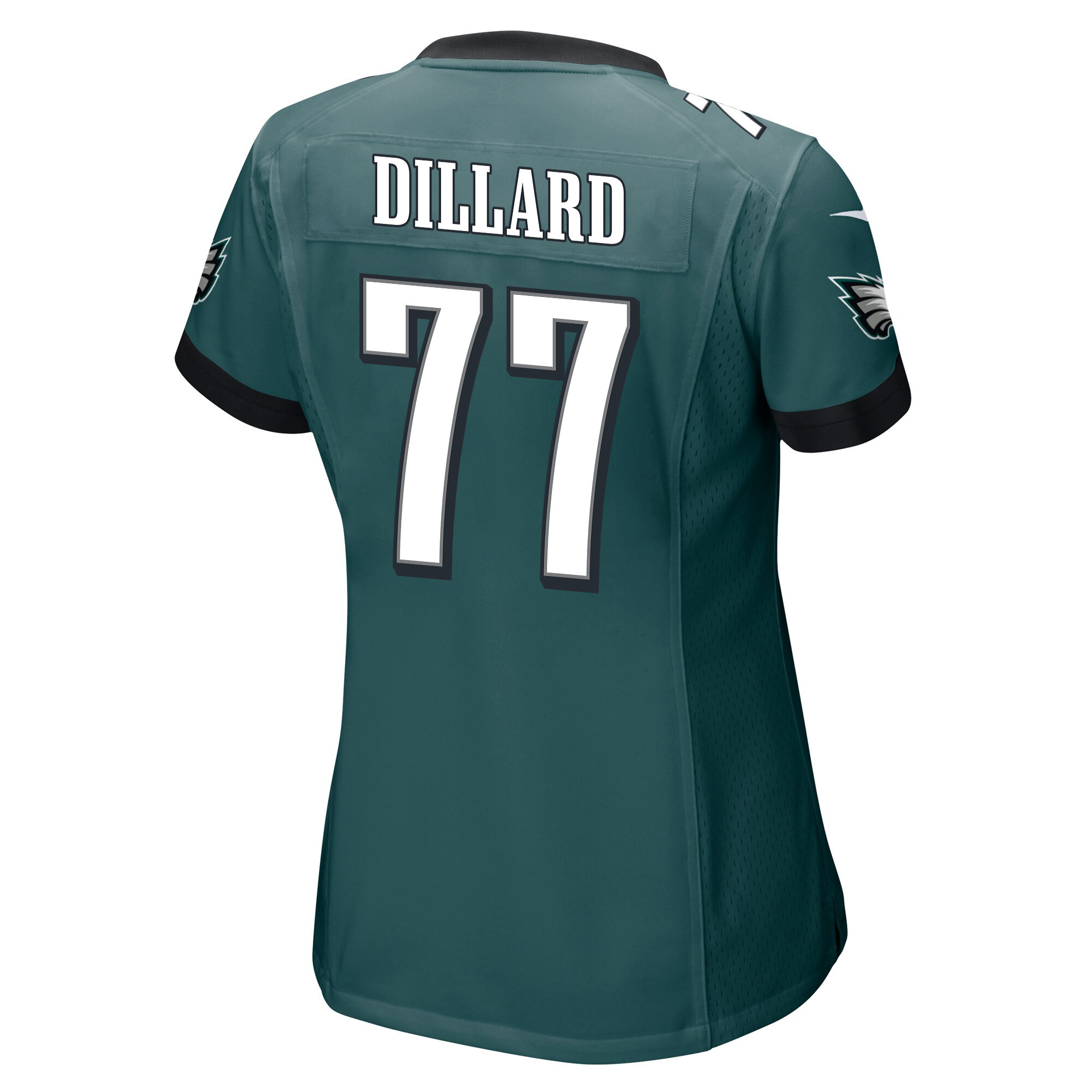 Andre Dillard 77 Philadelphia Eagles Super Bowl LVII Champions 2 Stars Women Game Stitched Jersey – Midnight Green