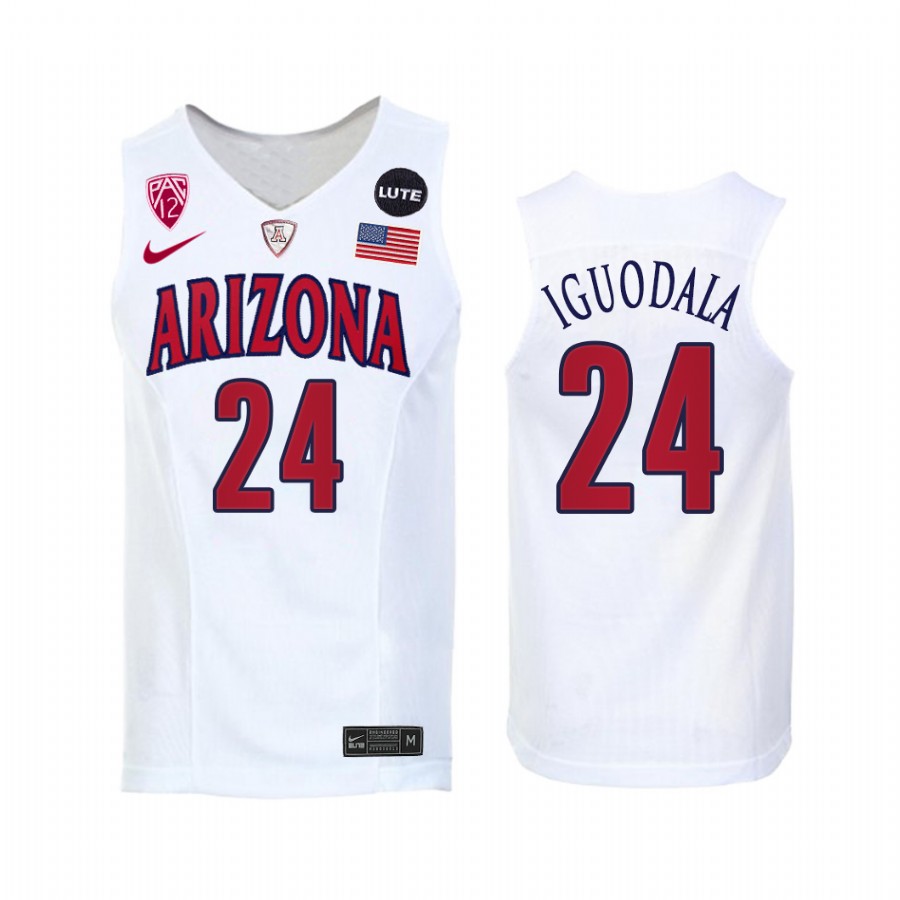 Andre Iguodala Arizona Wildcats White Jersey College NBA Alumni