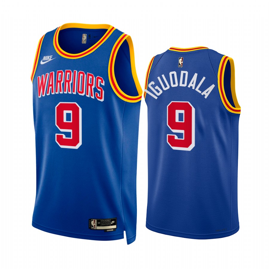 Andre Iguodala Golden State Warriors 2021-22 Classic Edition Royal #9 Jersey Year Zero