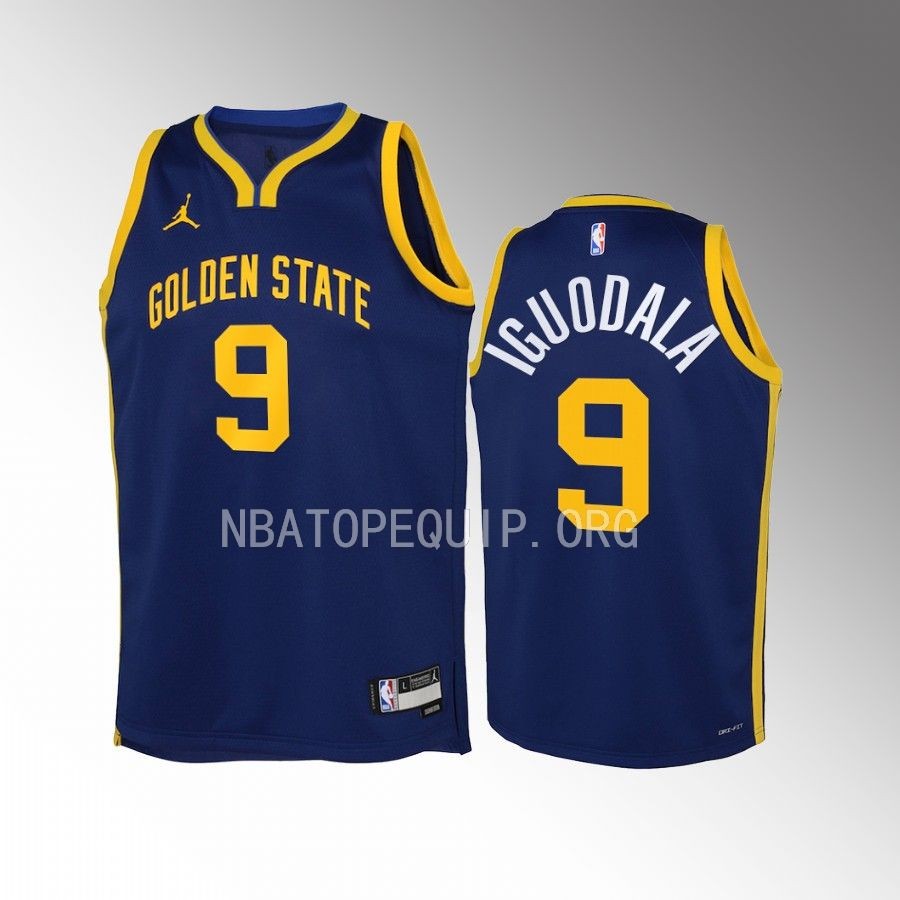 Andre Iguodala Golden State Warriors 2022-23 Statement Edition Navy Youth Jersey – Swingman
