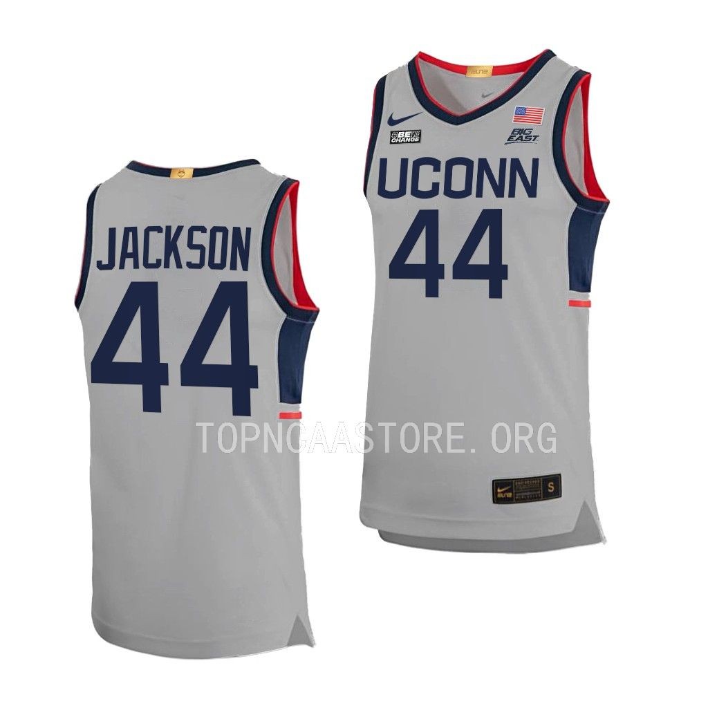 Andre Jackson #44 UConn Huskies Alternate Limited Jersey Gray