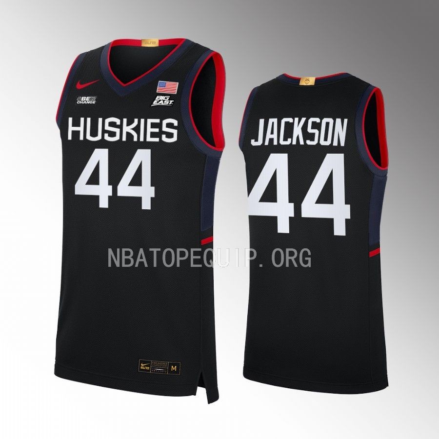 Andre Jackson UConn Huskies Black Jersey Limited