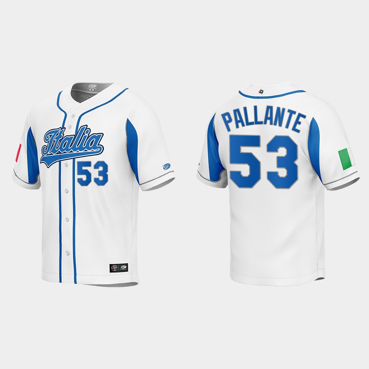 Andre Pallante Italy 2023 World Classic Jersey - White
