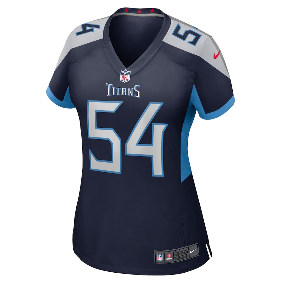 Andre Smith 54 Tennessee Titans Women’s Home Game Player Stitched Jersey – Navy