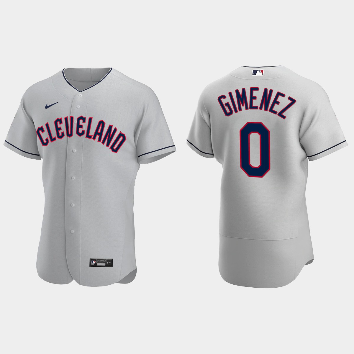 Andres Gimenez Cleveland Guardians 2022 Road Jersey – Gray