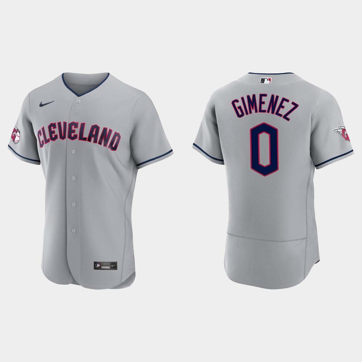 Andres Gimenez Cleveland Guardians Jersey – Gray
