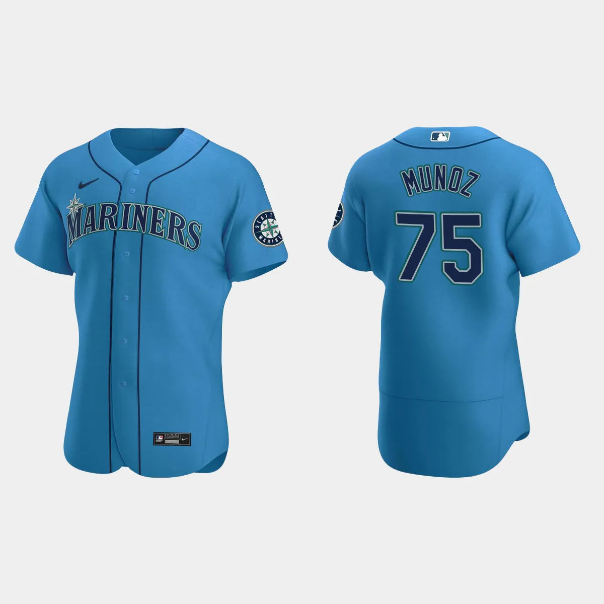 Andres Munoz Seattle Mariners Alternate Jersey – Royal