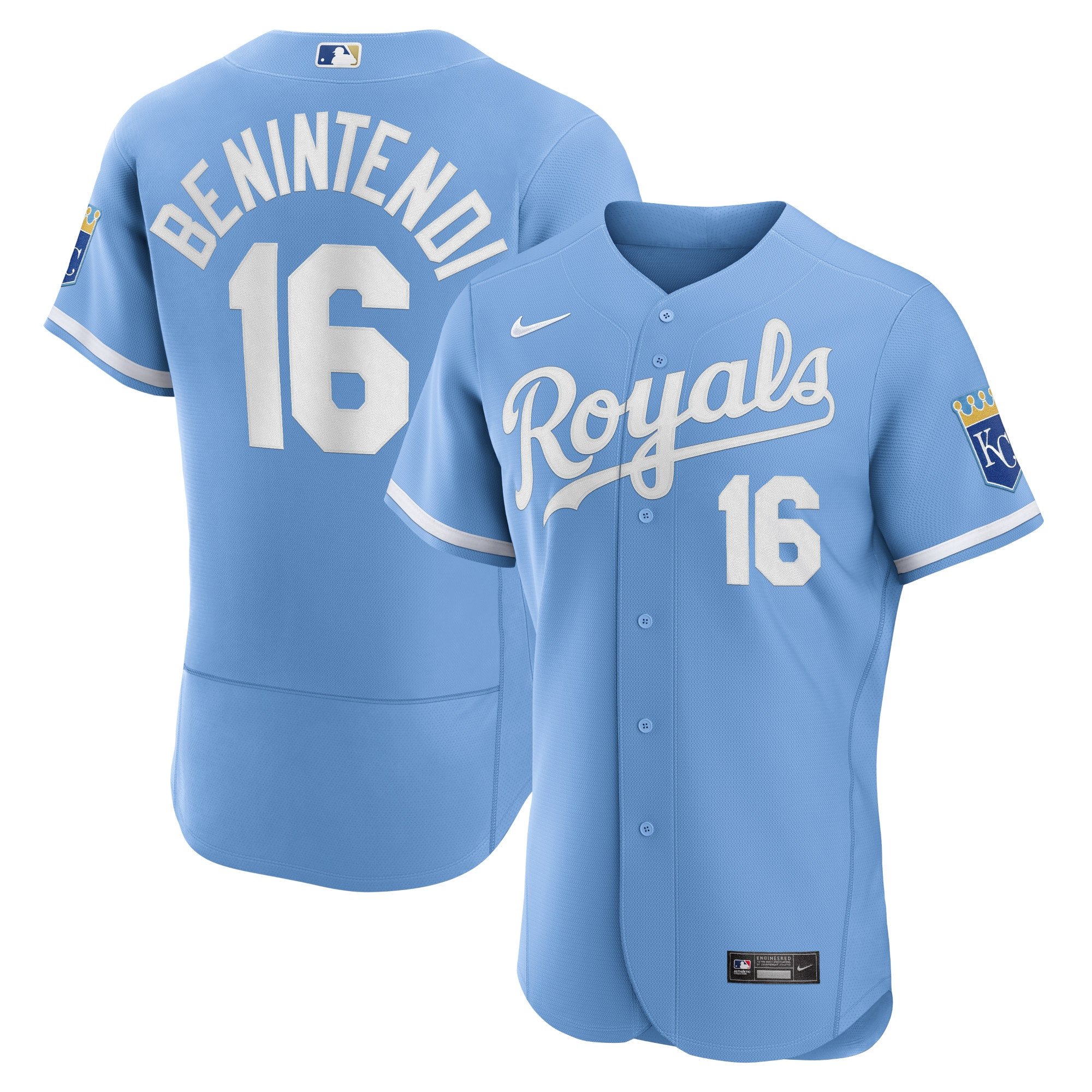 Andrew Benintendi Kansas City Royals Nike 2022 Alternate Authentic Player Stitched Jersey – Light Blue