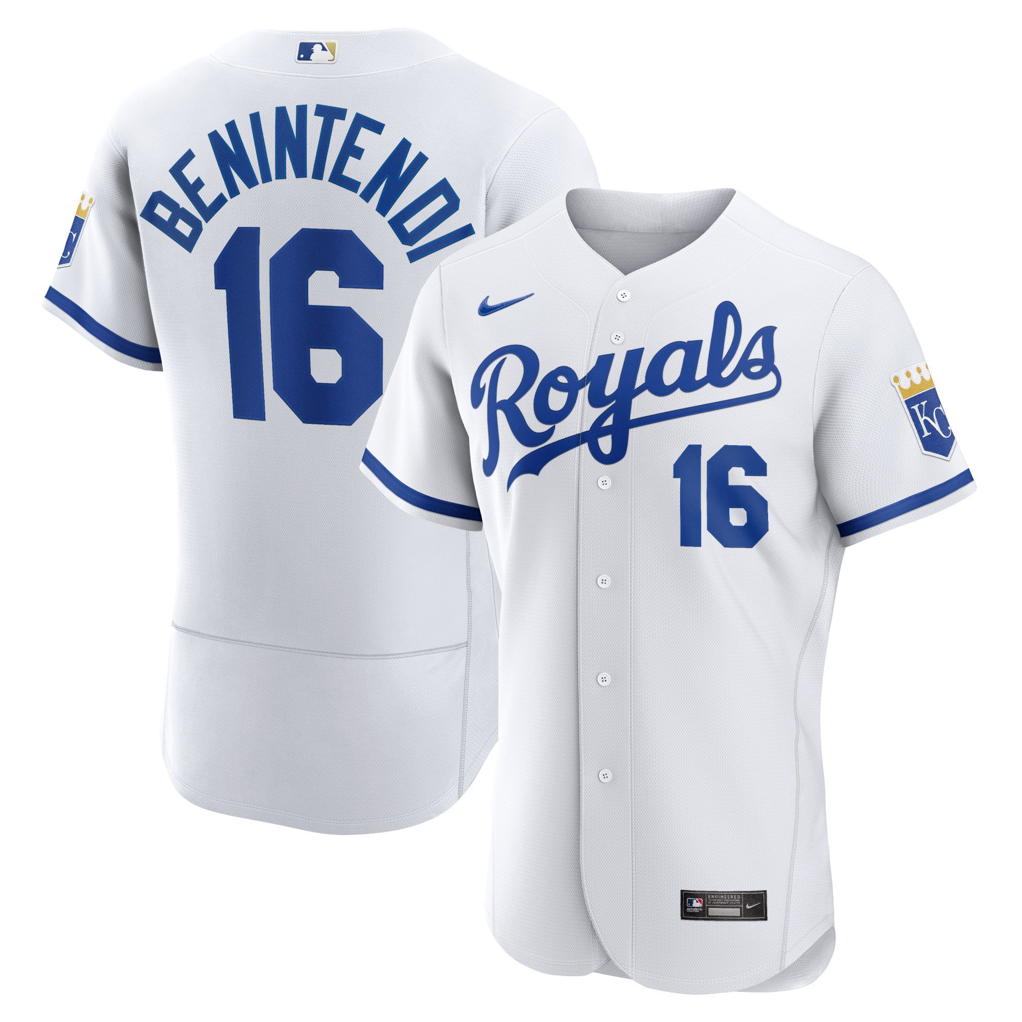 Andrew Benintendi Kansas City Royals Nike 2022 Home Authentic Player Stitched Jersey – White