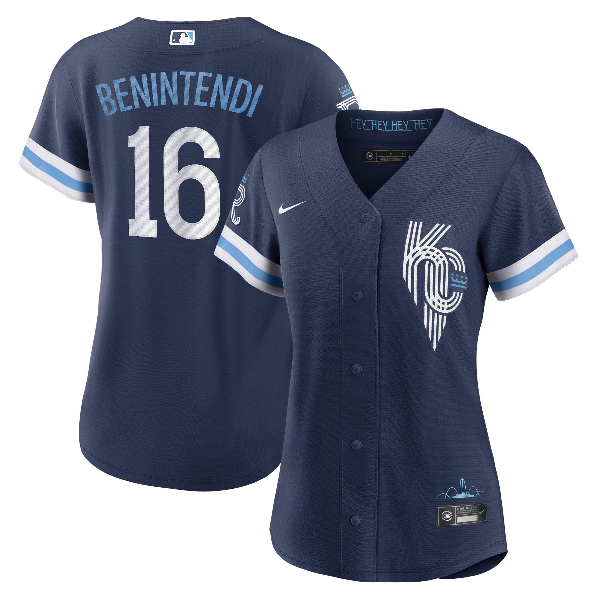 Andrew Benintendi Kansas City Royals Nike Women’s 2022 City Connect  Player Stitched Jersey – Navy