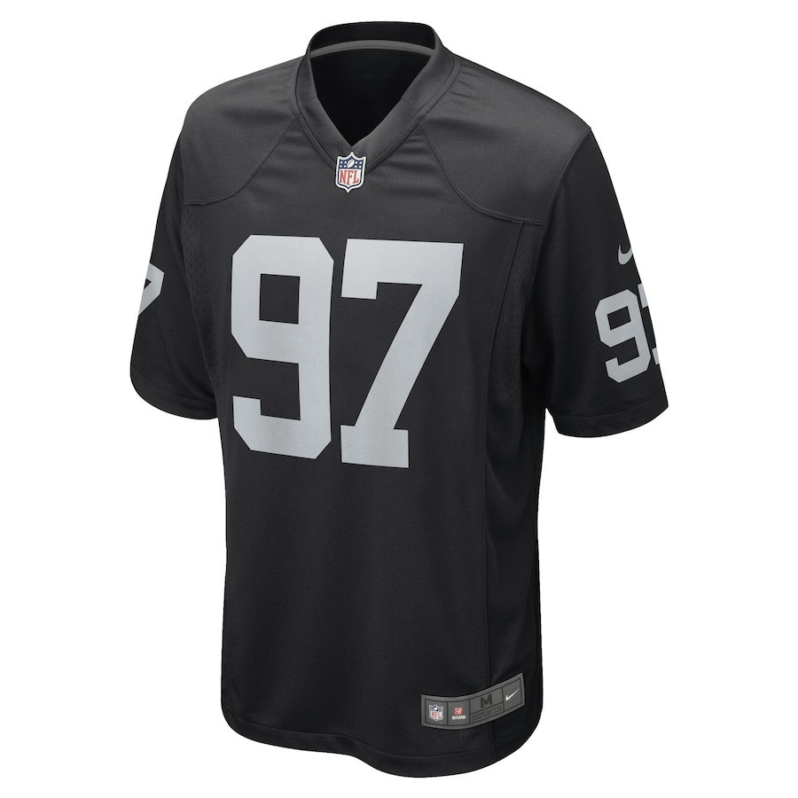 Andrew Billings Las Vegas Raiders Stitched Jersey – Black