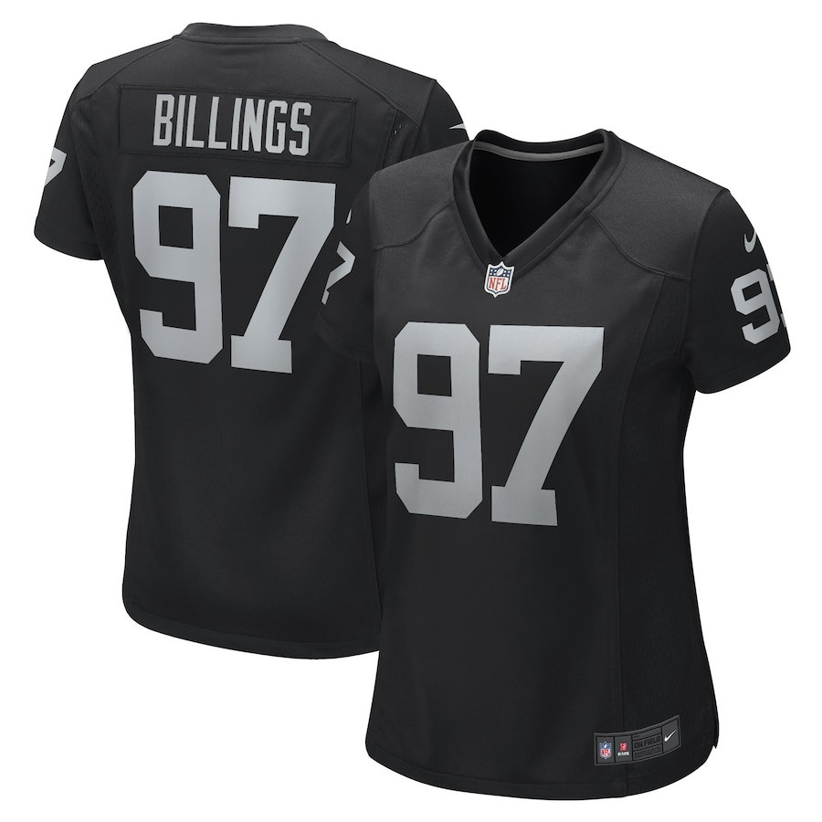 Andrew Billings Las Vegas Raiders Women’s Stitched Jersey – Black