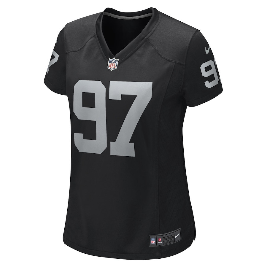 Andrew Billings Las Vegas Raiders Women’s Stitched Jersey – Black