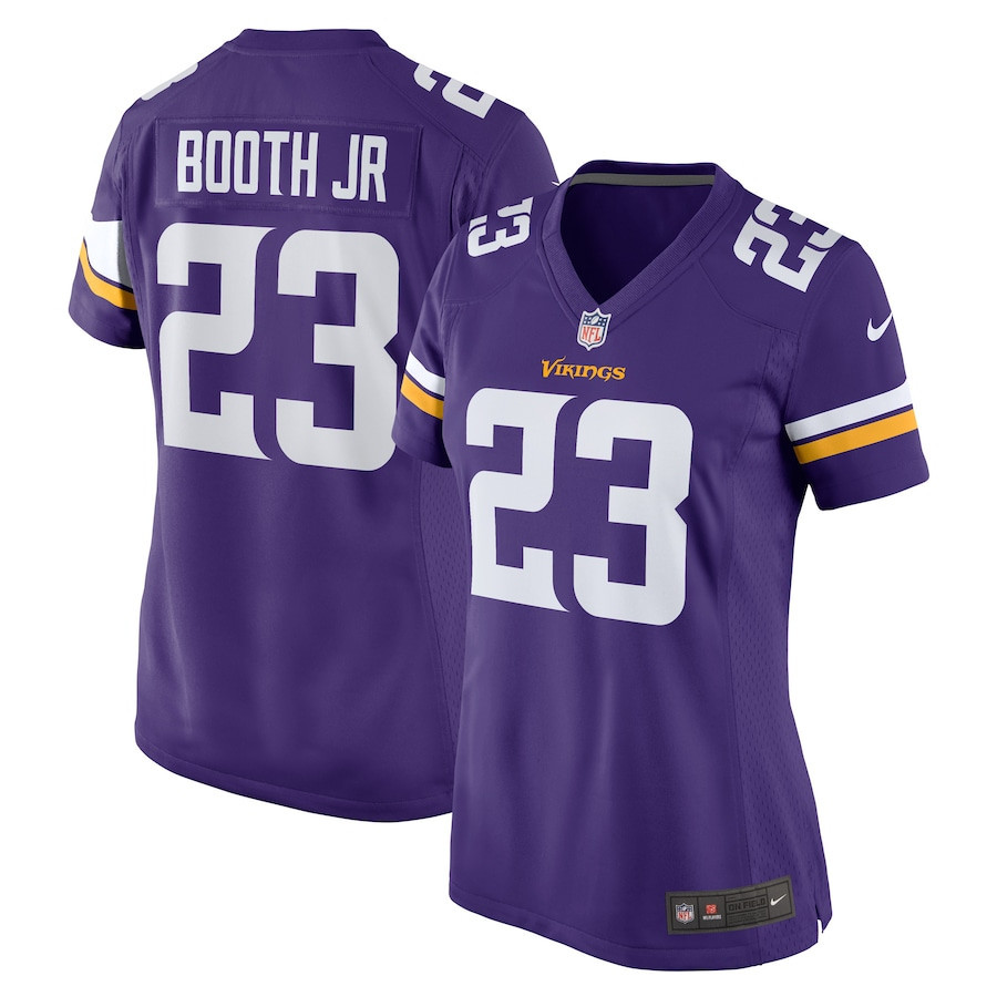 Andrew Booth Jr. Minnesota Vikings Women’s Player Game Stitched Jersey – Purple