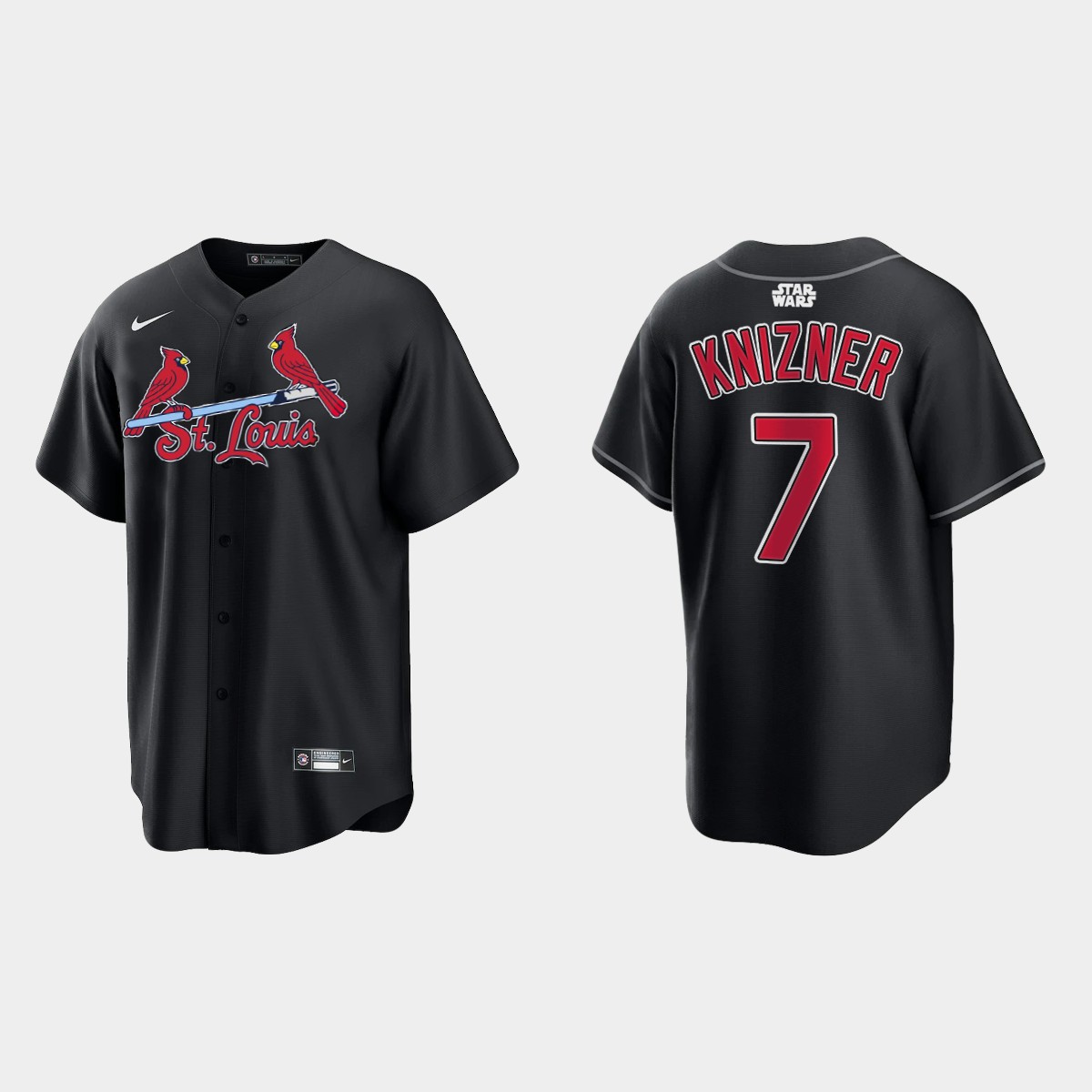 Andrew Knizner St. Louis Cardinals Star Wars Jersey – Black