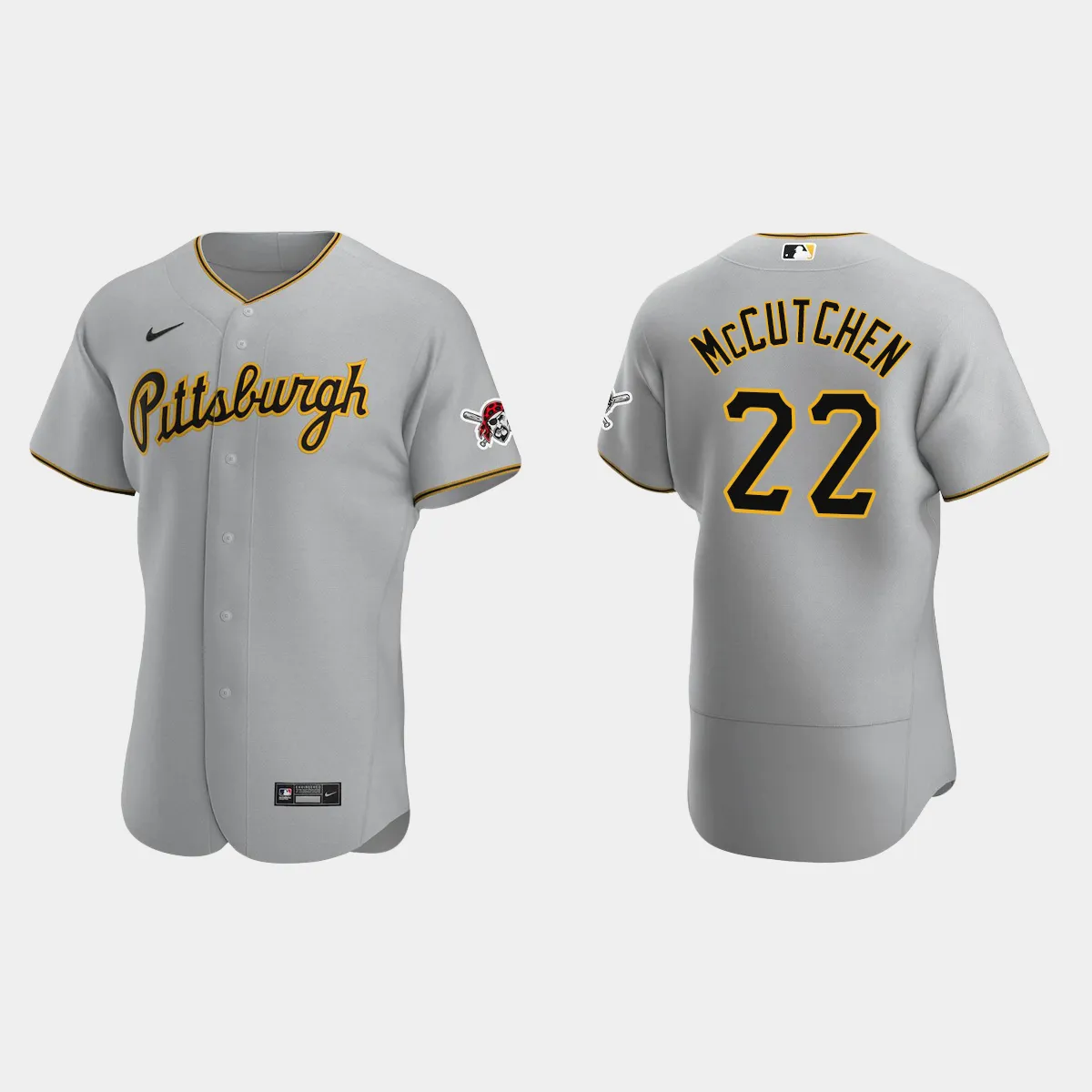 Andrew McCutchen Pittsburgh Pirates Road Jersey – Gray