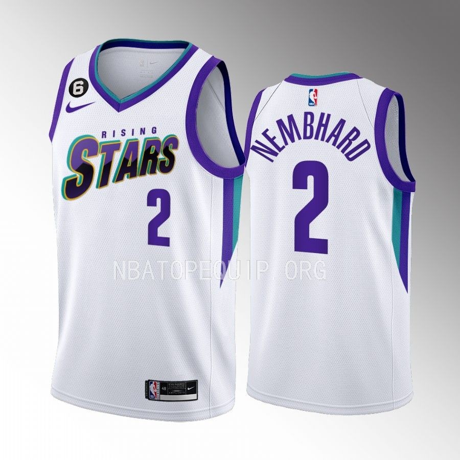 Andrew Nembhard 2023 NBA Rising Stars White Jersey Indiana Pacers #2