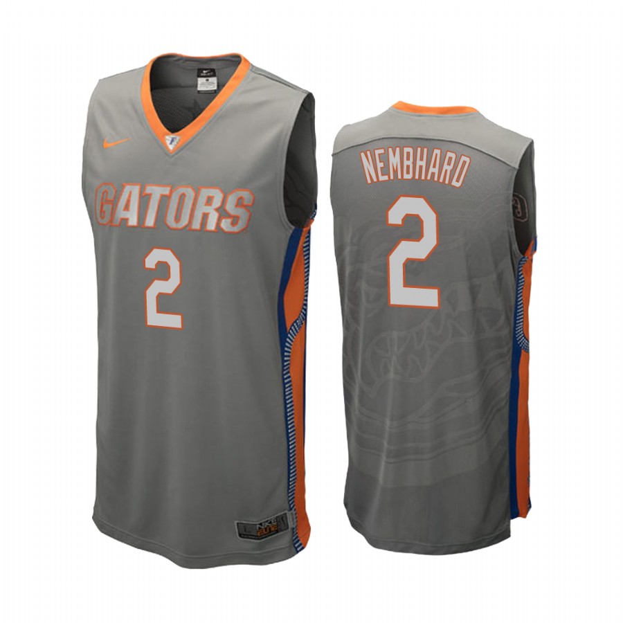 Andrew Nembhard Florida Gators #2 College Jersey - Gray