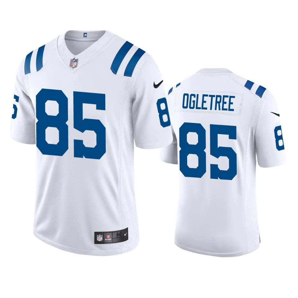 Andrew Ogletree 85 Indianapolis Colts White Vapor Limited Stitched Jersey