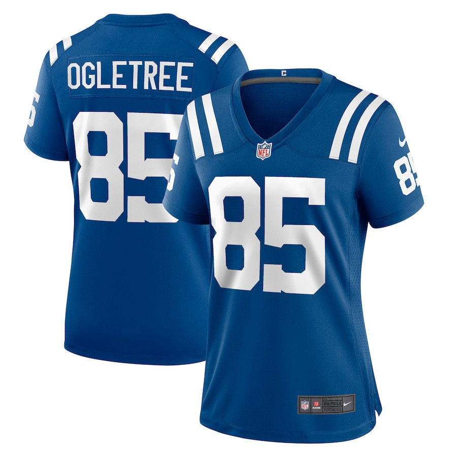 Andrew Ogletree Indianapolis Colts Women’s Player Game Stitched Jersey – Royal