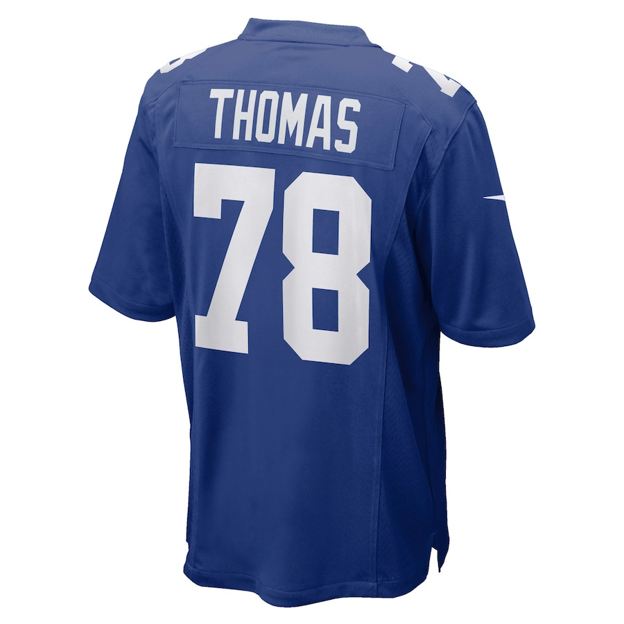 Andrew Thomas 78 New York Giants Player Game Stitched Jersey – Royal