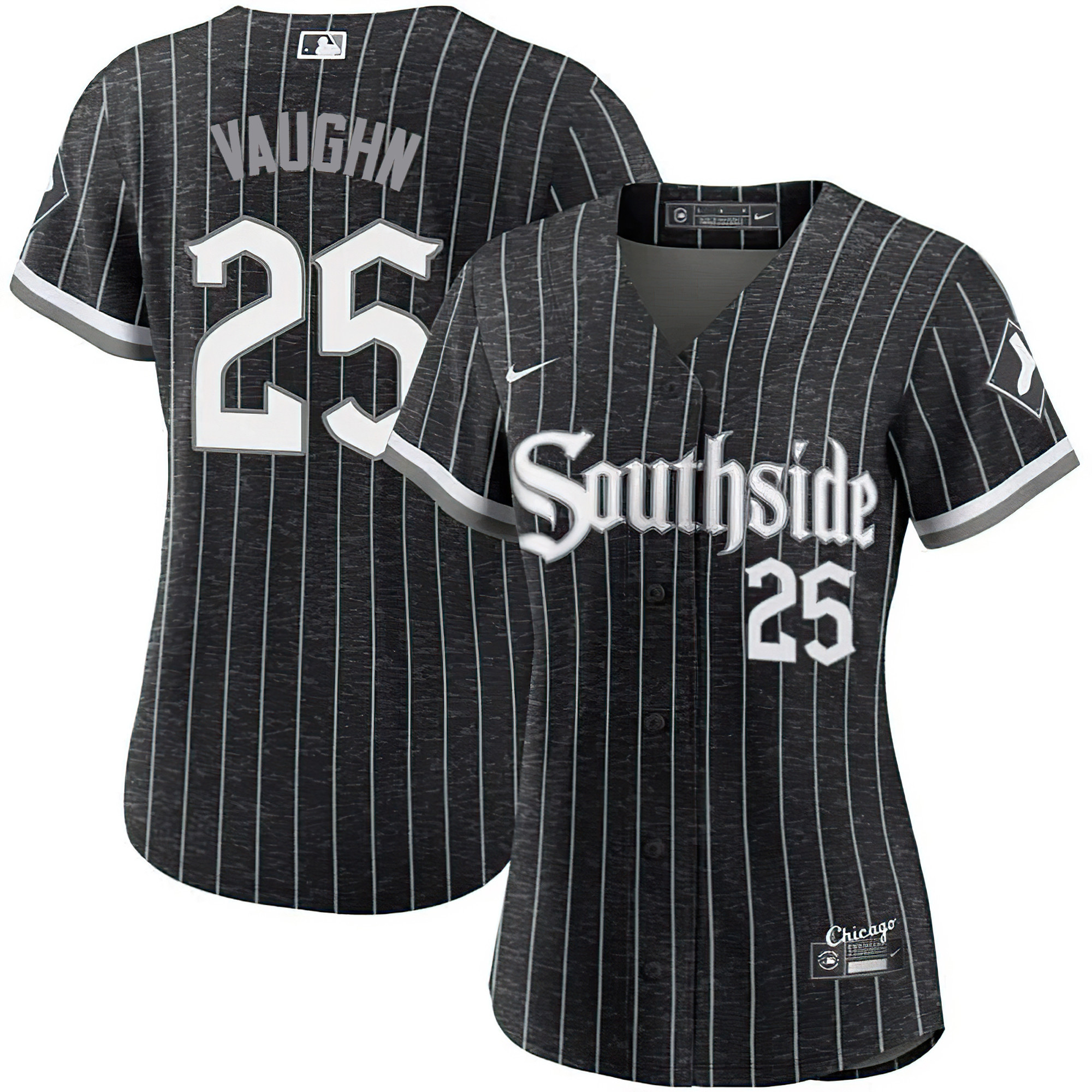 Andrew Vaughn Chicago White Sox Flex Base City Connect Southside Jersey - All Stitched