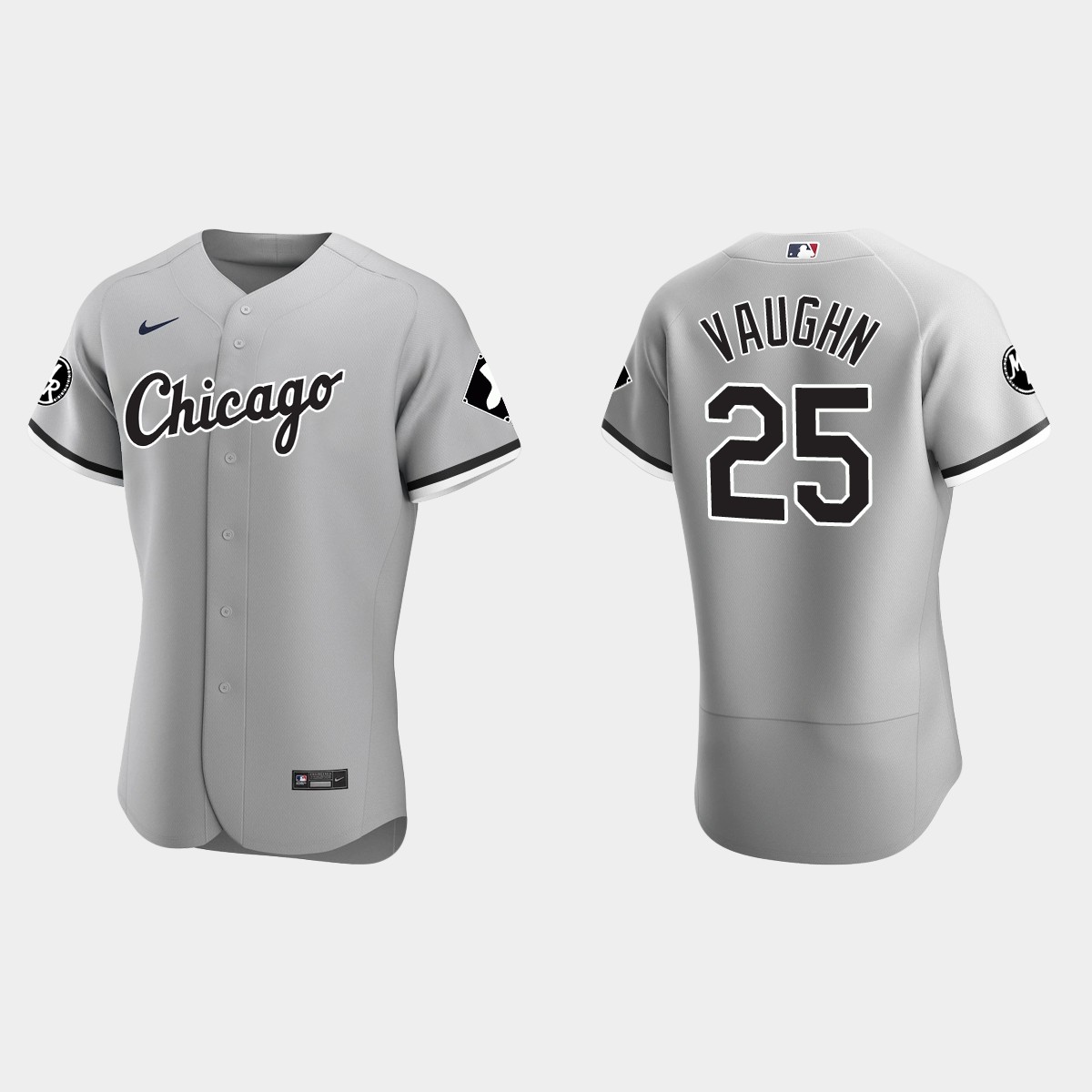 Andrew Vaughn Chicago White Sox MR Patch Jersey - Gray